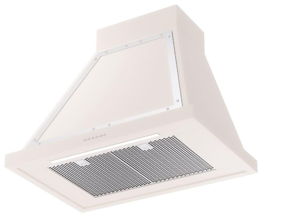 Ilve UANB30AWC Nostalgie 30 Inch Antique White Wall Mount Range Hood - Image 2