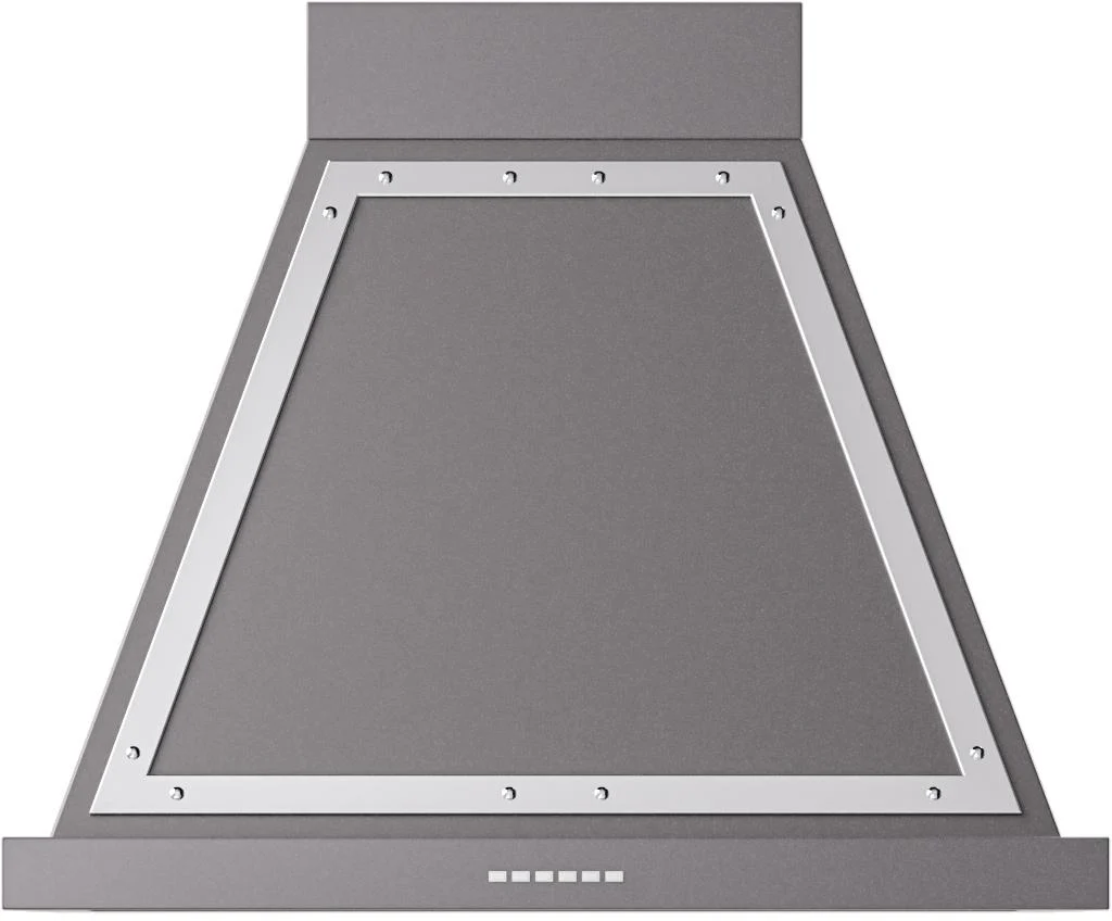 Ilve UANB30MGC Ilve Uanb30Mgc Nostalgie 30" Hood In Matte Graphite With Chrome Trim