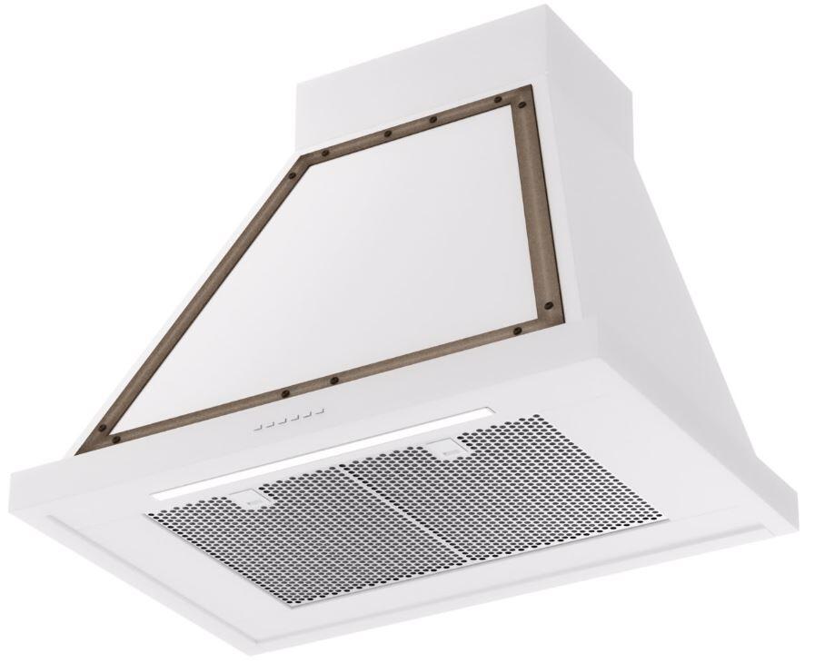 Ilve UANB30WHB Nostalgie 30 Inch White Wall Mount Range Hood - Image 2