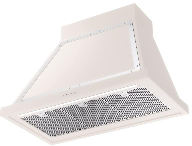 Ilve UANB36AWC Nostalgie 36 Inch Antique White Wall Mount Range Hood - Image 2