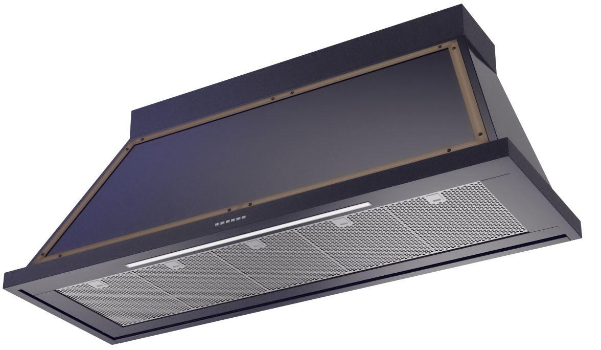 Ilve UANB60MBB Nostalgie 60 Inch Blue Wall Mount Range Hood - Image 2
