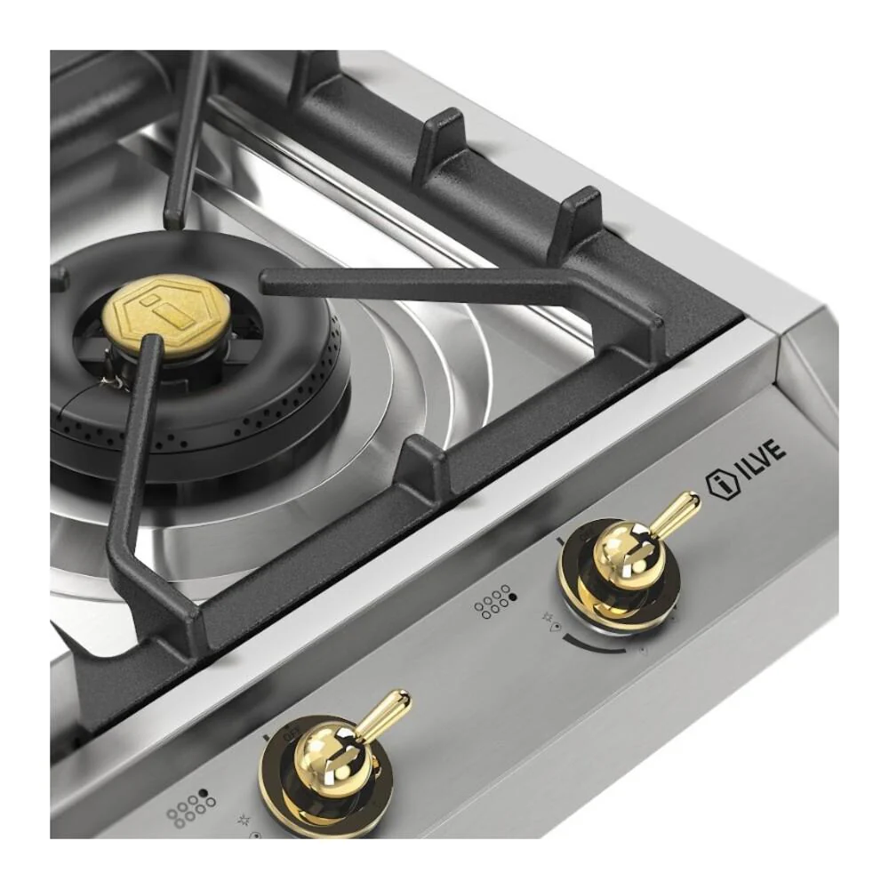 Ilve UHCP1265FNSSG Ilve Uhcp1265Fnssg Nostalgie Ii 48 Inch Built-In Gas Cooktop With 8 Burners, Griddle, In Stainless Steel (Natural Gas) - Image 7