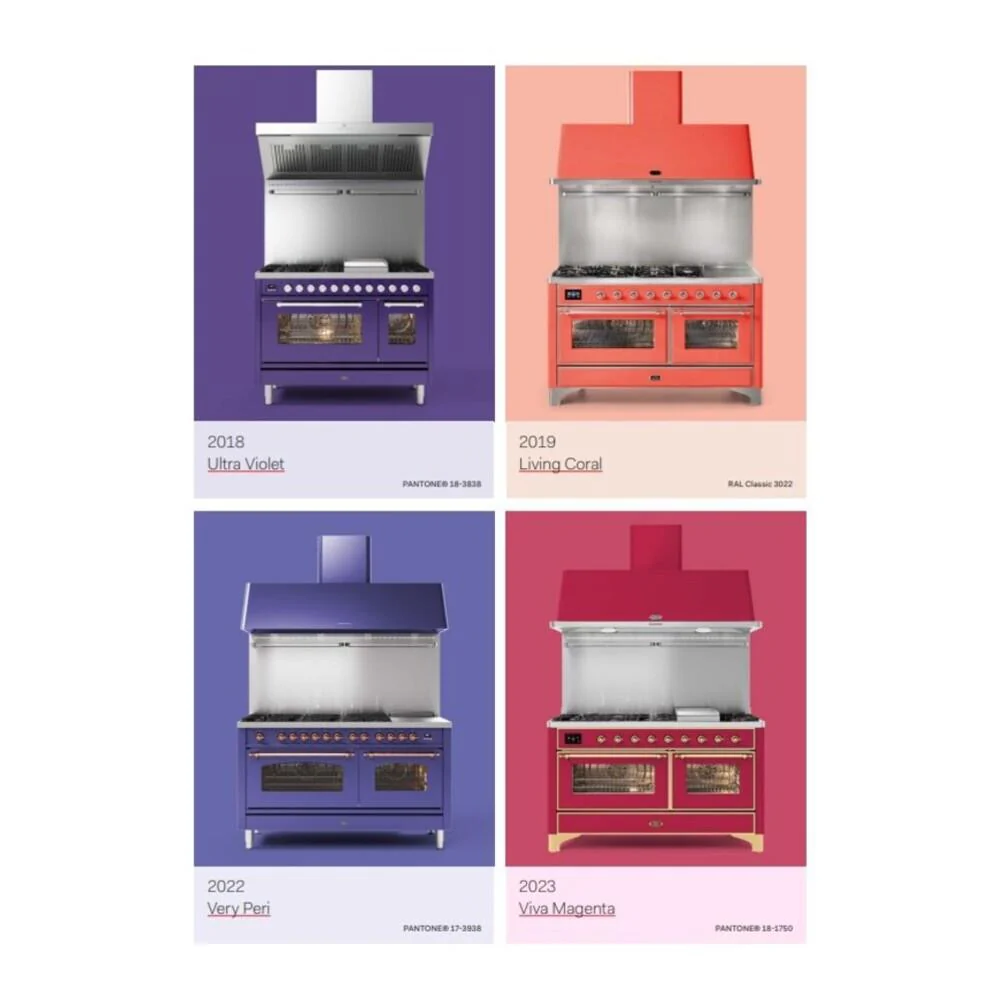 Ilve UM60FSQNR3RAGLP Ilve Um60Fsqnr3Raglp Majestic Iii 60 Inch Dual Fuel Range With 7 Burners, Griddle And French Top, Dual Function Burner With Up To 25,000 Btu (Liquid Propane, Solid Door, Ral, Brass) - Image 4