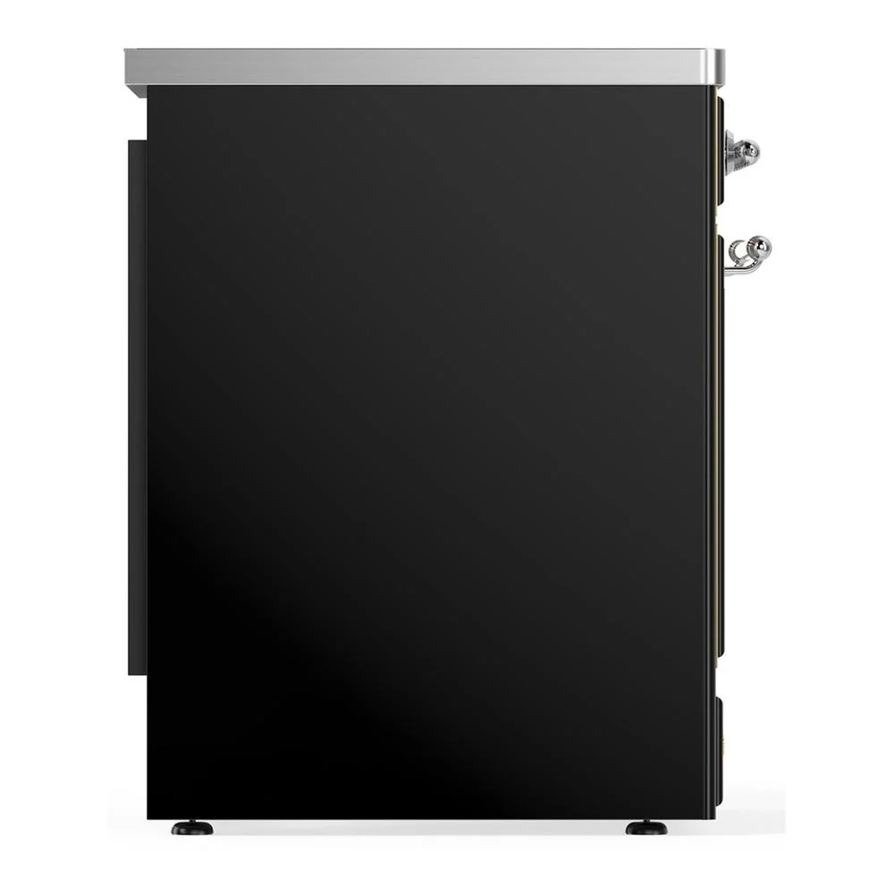Ilve UMIB30NR3BKC Ilve Umib30Nr3Bkc Majestic Iii 30 Inch Induction Range With 4 Elements, 4 Cu. Ft. Oven Capacity (Triple Glass Door, Glossy Black, Chrome) - Image 5
