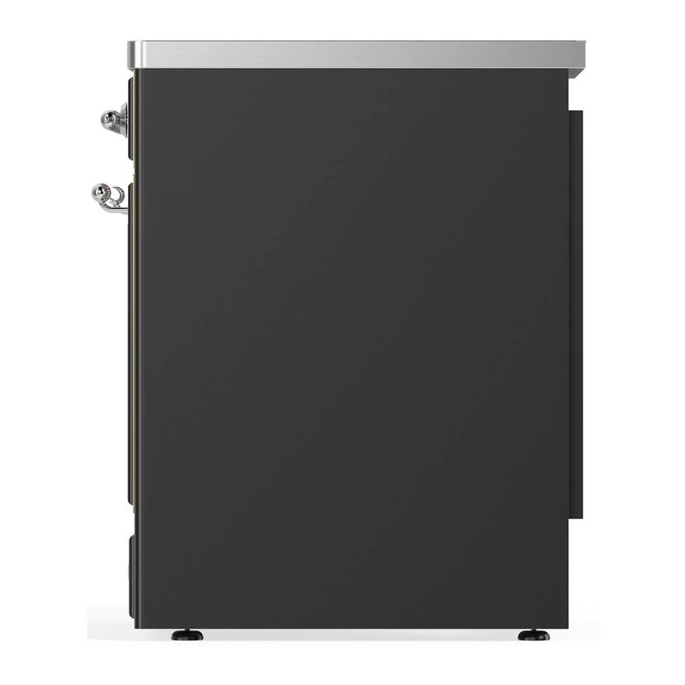 Ilve UMIB30NR3MGC Ilve Umib30Nr3Mgc Majestic Iii 30 Inch Induction Range With 4 Elements, 4 Cu. Ft. Oven Capacity (Triple Glass Door, Graphite Matte, Chrome) - Image 4