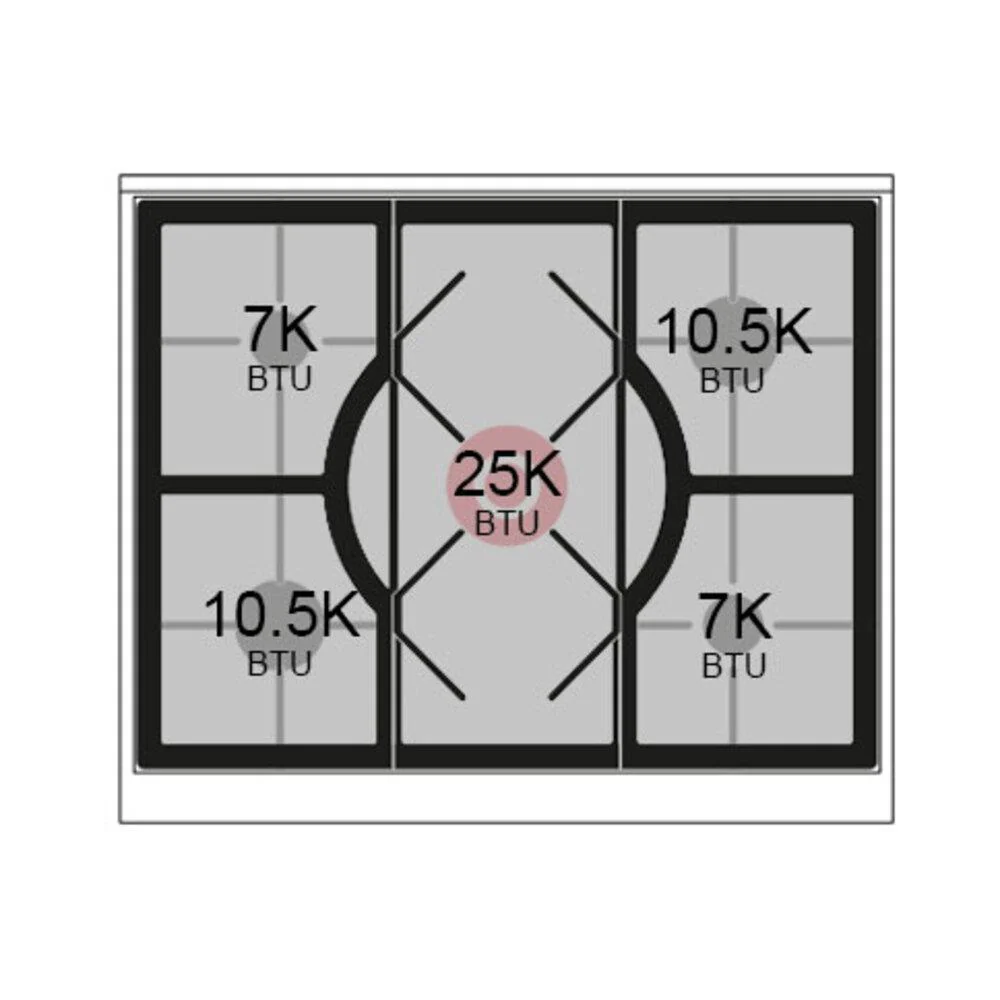 Ilve UN30NMPMGG Ilve Un30Nmpmgg Nostalgie Ii Noblesse 30" Dual Fuel Range (Natural Gas, Triple Glass Door, Graphite Matte, Brass) - Image 7