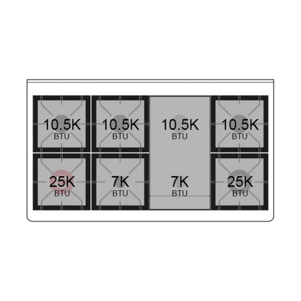 Ilve UN48FNMPMGB Ilve Un48Fnmpmgb Nostalgie Ii Noblesse 48" Dual Fuel Range (8 Sealed Burners + Griddle, Natural Gas, Triple Glass Door, Graphite Matte, Burnished) - Image 9