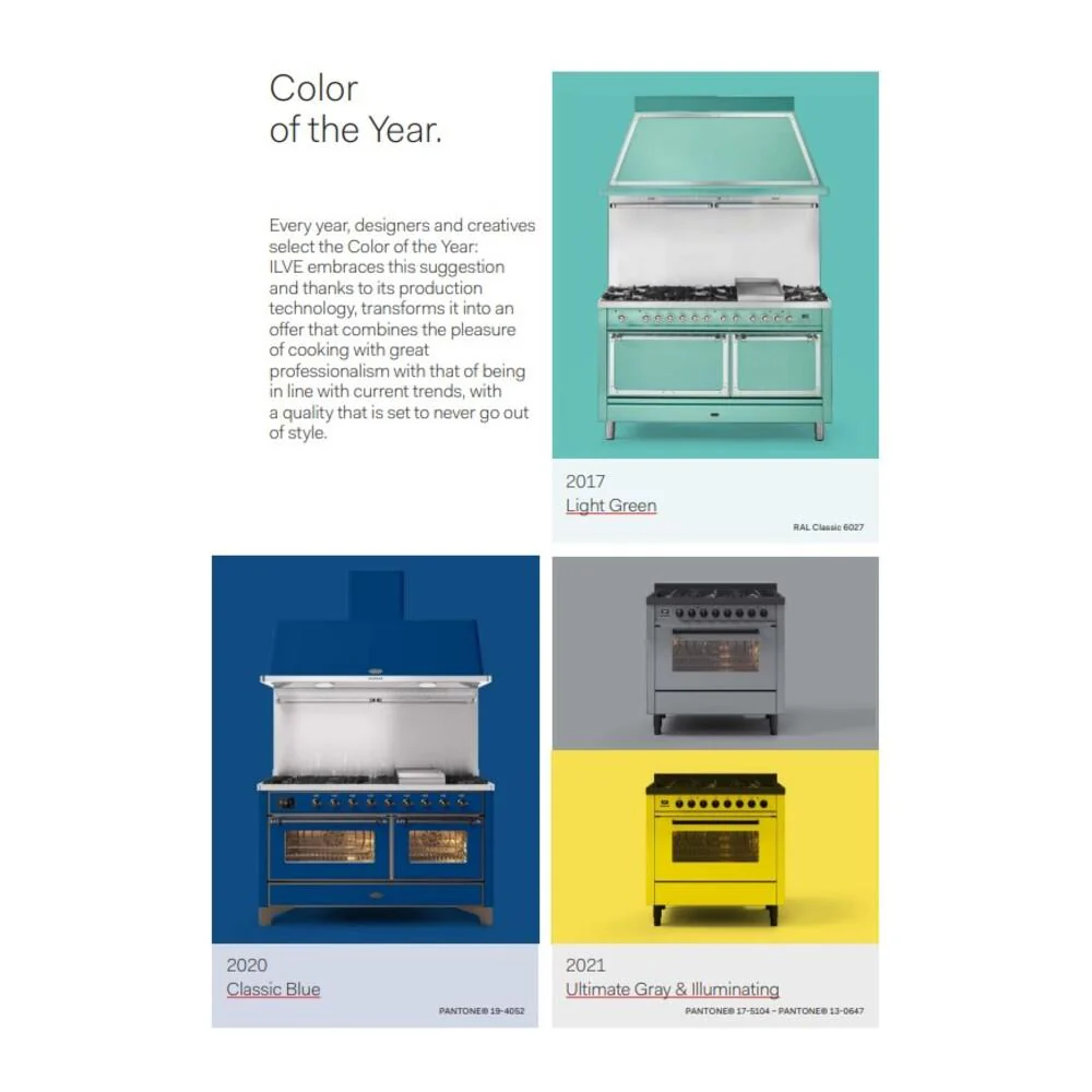 Ilve UN60FQNMPRABLP Ilve Un60Fqnmprablp Nostalgie Ii Noblesse 60" Dual Fuel Range (9 Sealed Burners + Griddle, Liquid Propane, Solid Door, Ral, Burnished) - Image 5