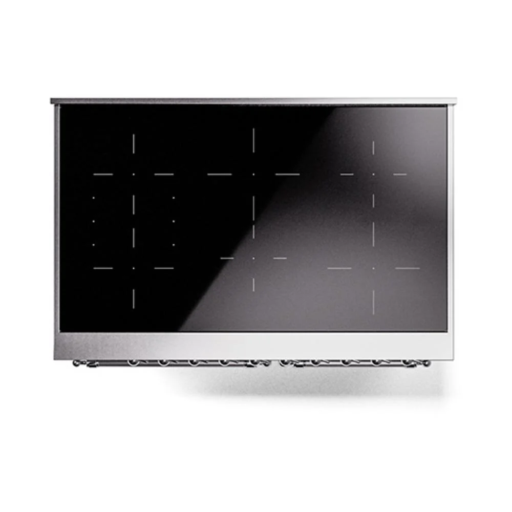 Ilve UNDI406QNMPSSC Ilve Undi406Qnmpssc Nostalgie Ii Noblesse 40" Induction Range (Solid Door, Stainless Steel, Chrome) - Image 3