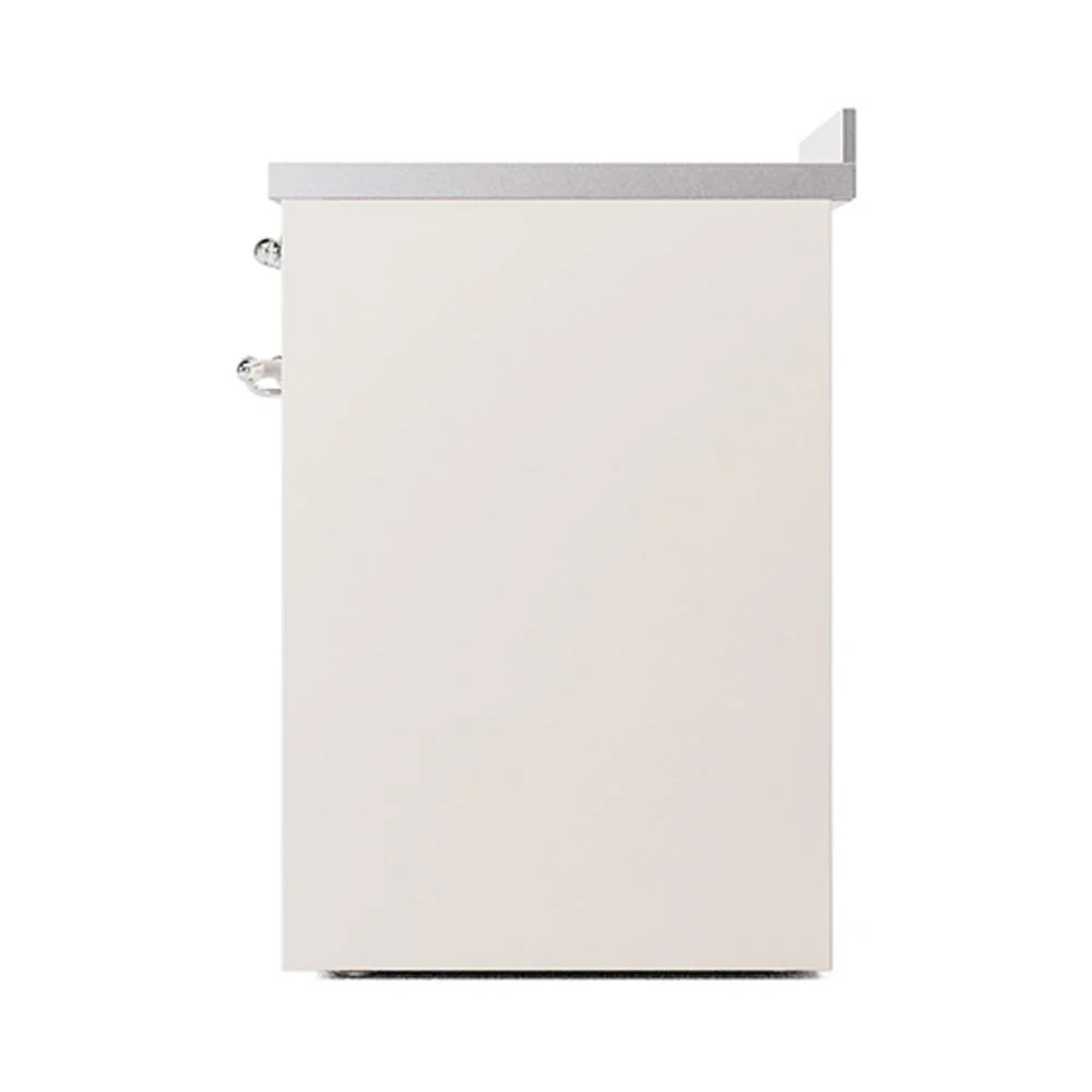 Ilve UNI304QNMPAWC Ilve Uni304Qnmpawc Nostalgie Ii Noblesse 30" Induction Range (Solid Door, Antique White, Chrome) - Image 5