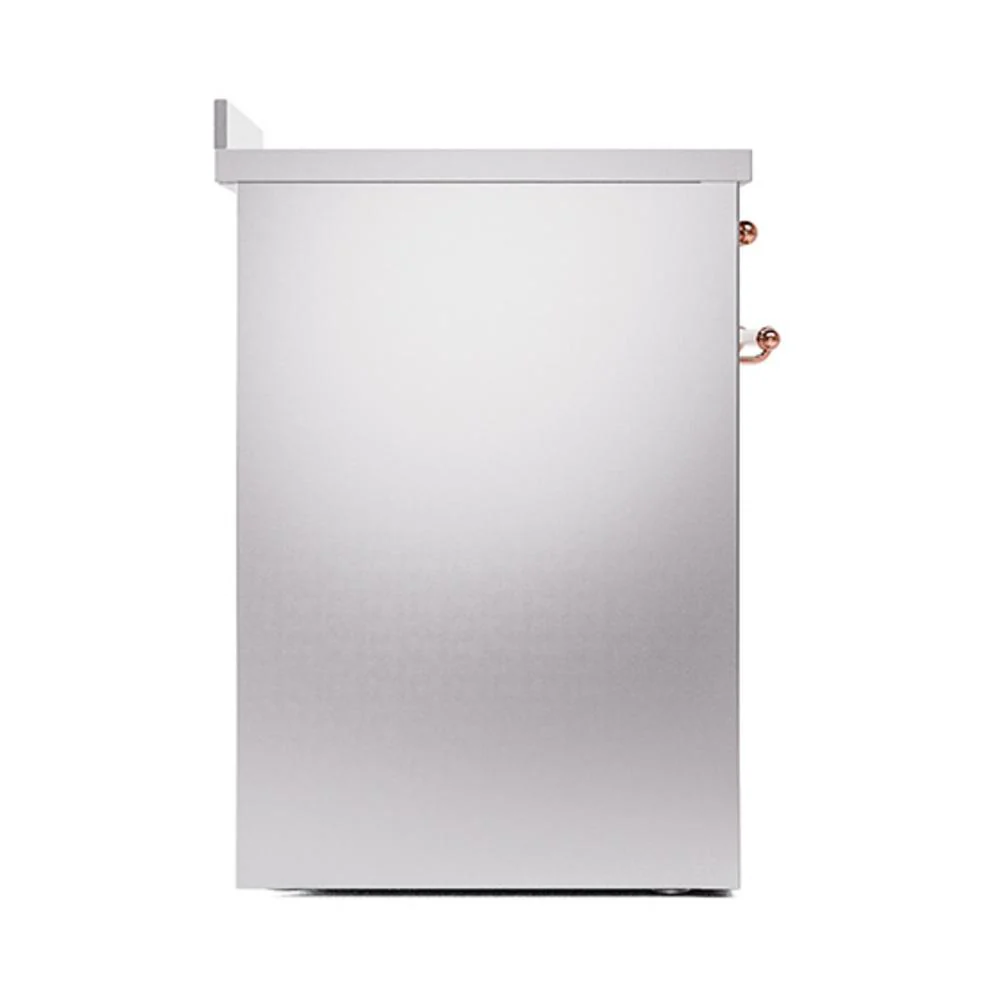 Ilve UNI304QNMPSSP Ilve Uni304Qnmpssp Nostalgie Ii Noblesse 30" Induction Range (Solid Door, Stainless Steel, Copper) - Image 4