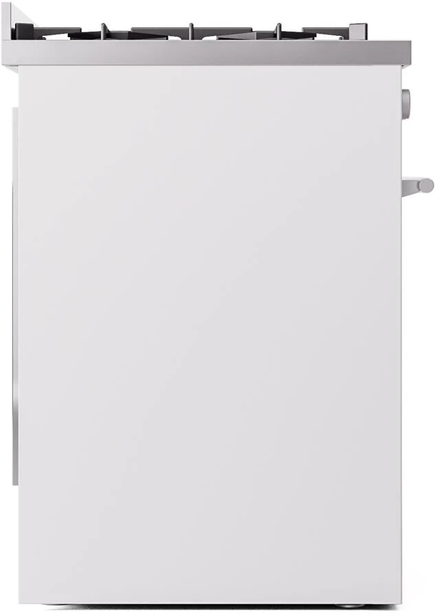 Ilve UP30WMPWH Professional Plus Ii 30 Inch Dual Fuel Natural Gas Freestanding Range In White With Trim - Image 6
