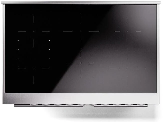 Ilve UPDI406QMPRA Professional Plus Ii 40 Inch Electric Freestanding Range In Ral Custom Color With Trim - Image 5