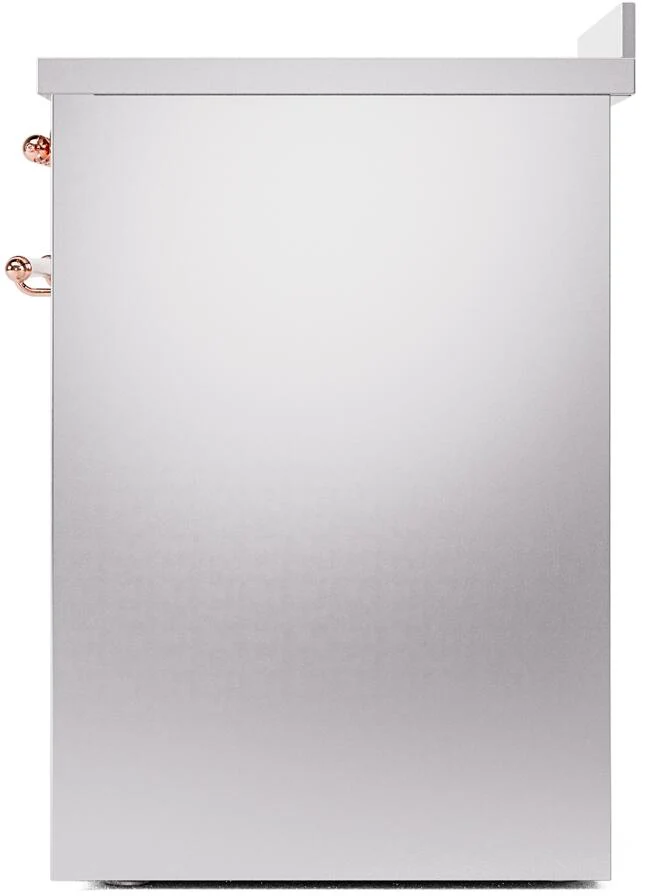 Ilve UPI304NMPSSP Nostalgie Ii 30 Inch Electric Freestanding Range In Stainless Steel With Copper Trim - Image 7