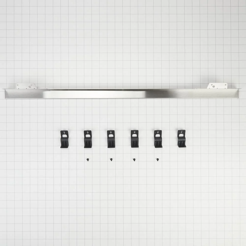 Jennair W10837579 Built-In Range Flush Installation Trim Kit, Stainless Steel - Image 2
