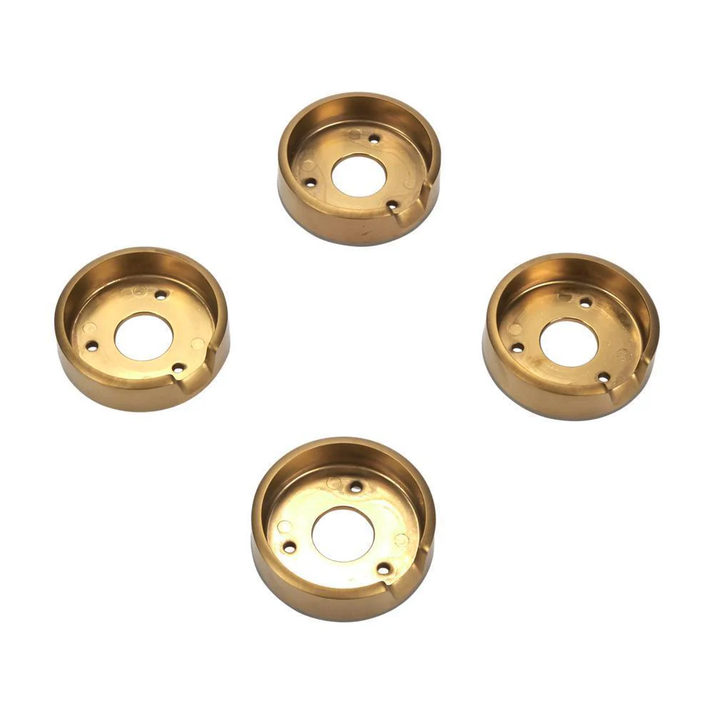 Jennair W11323068 Set Of 4 Range Brass Knob Bezels, Oven