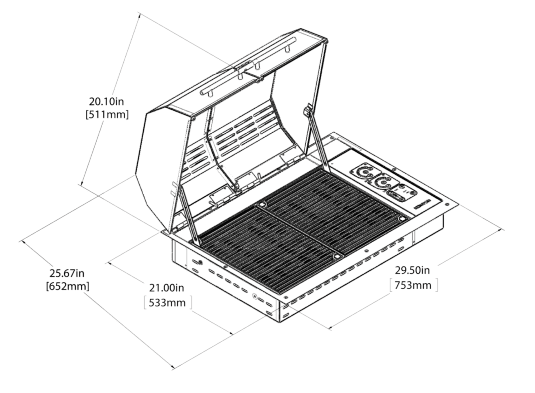 Kenyon B70421WH Texan Electric Grill - Image 33