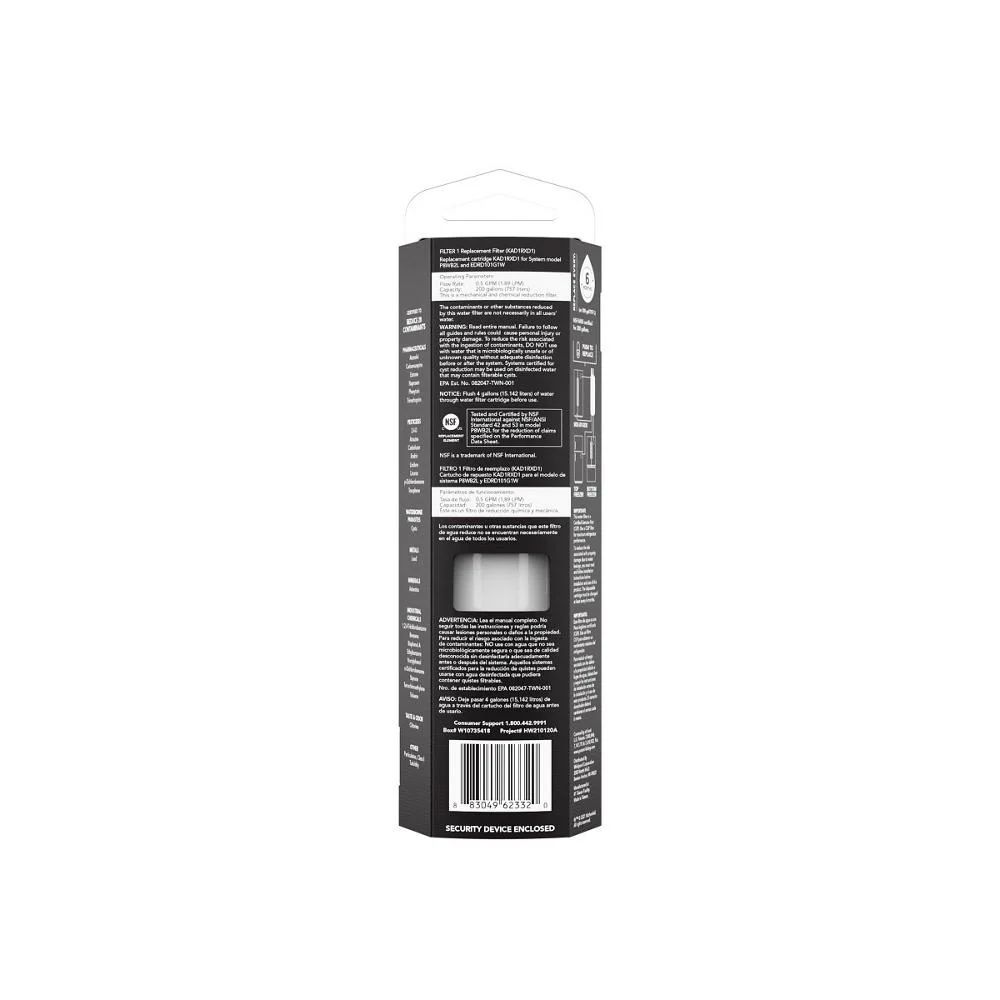 Kitchenaid KAD1RXD1 Kitchenaid Refrigerator Water Filter 1 - Kad1Rxd1 (Pack Of 1) - Image 41