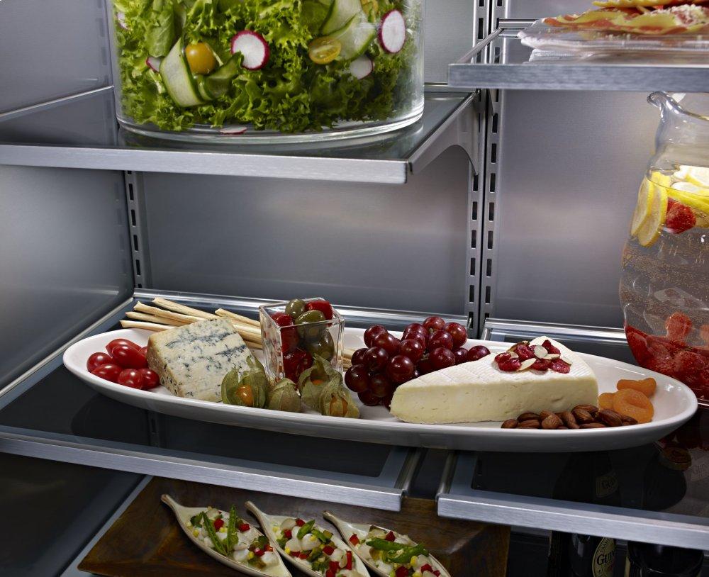 Kitchenaid KBBL206ESS Built-In Stainless Bottom Mount Refrigerator 20.9 Cu. Ft. 36" Width - Stainless Steel - Image 6