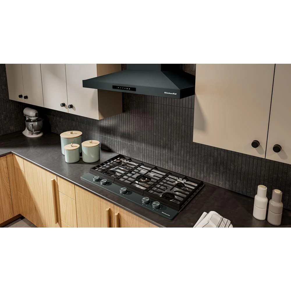 Kitchenaid KCGK536SJP Kitchenaid® 36 In. Gas Cooktop With 5 Burners And Integrated Wok Grate - Image 3