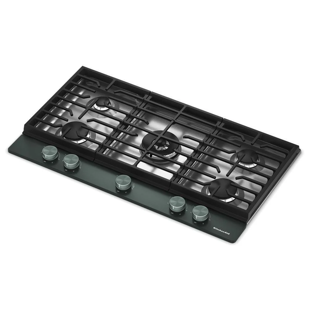 Kitchenaid KCGK536SJP Kitchenaid® 36 In. Gas Cooktop With 5 Burners And Integrated Wok Grate - Image 9