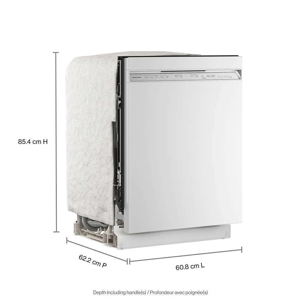 Kitchenaid KDFS224SWH Third Level Utensil Rack Dishwasher With 30+ Total Wash Jets, 47 Dba - Image 3