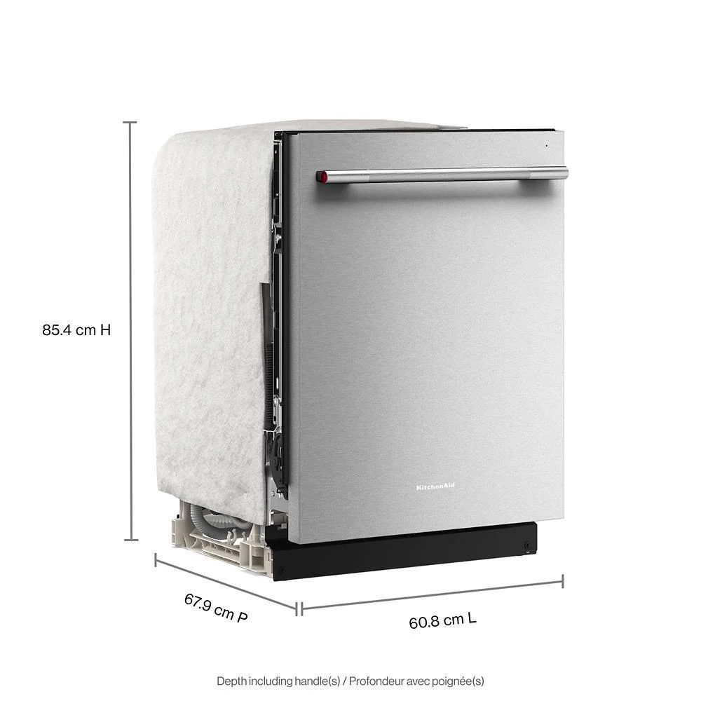 Kitchenaid KDTS324SPS Third Level Jet Rack Dishwasher With 40+ Total Wash Jets, 41 Dba - Image 3
