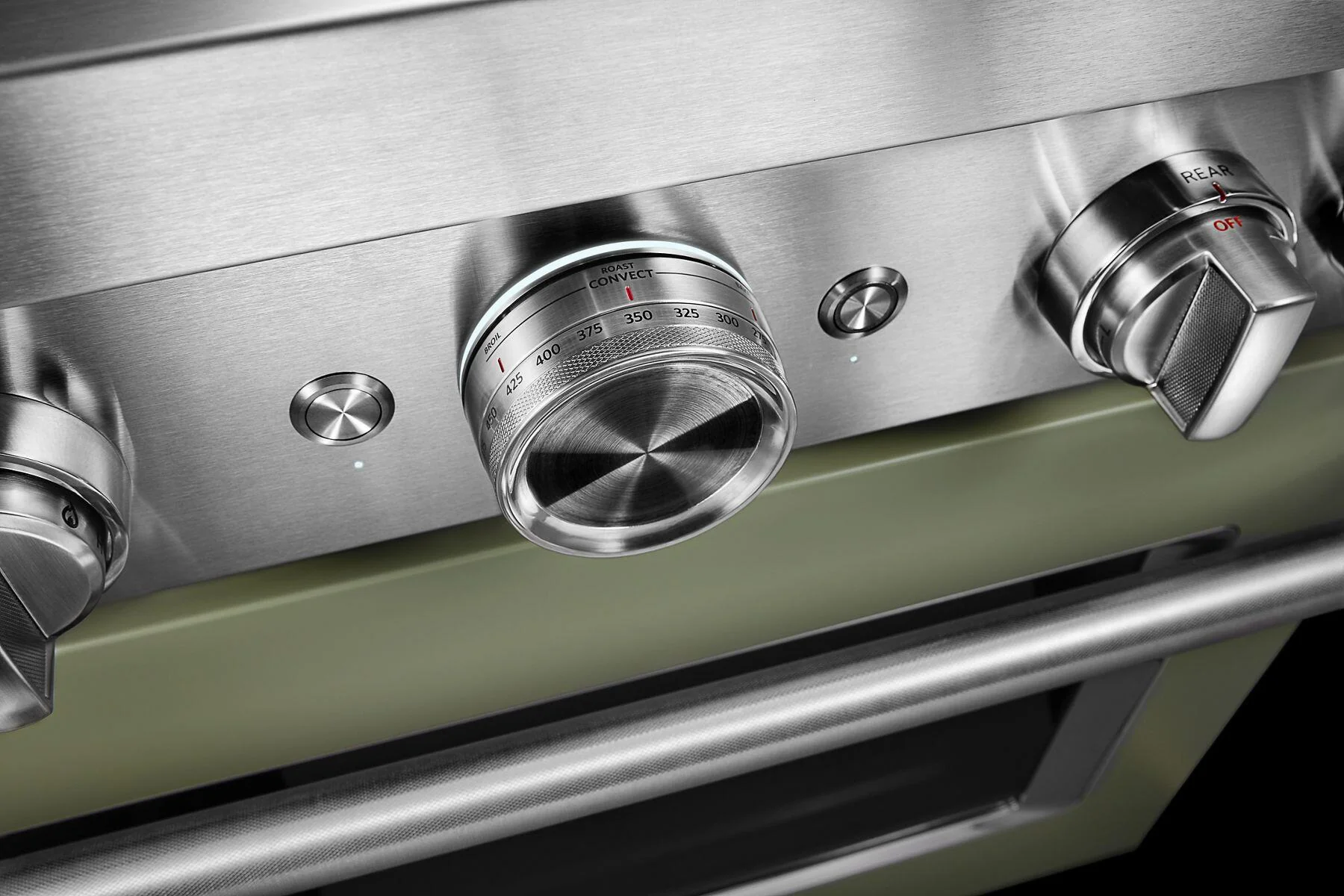 Kitchenaid KFDC500JAV Kitchenaid® 30'' Smart Commercial-Style Dual Fuel Range With 4 Burners - Avocado Cream - Image 5