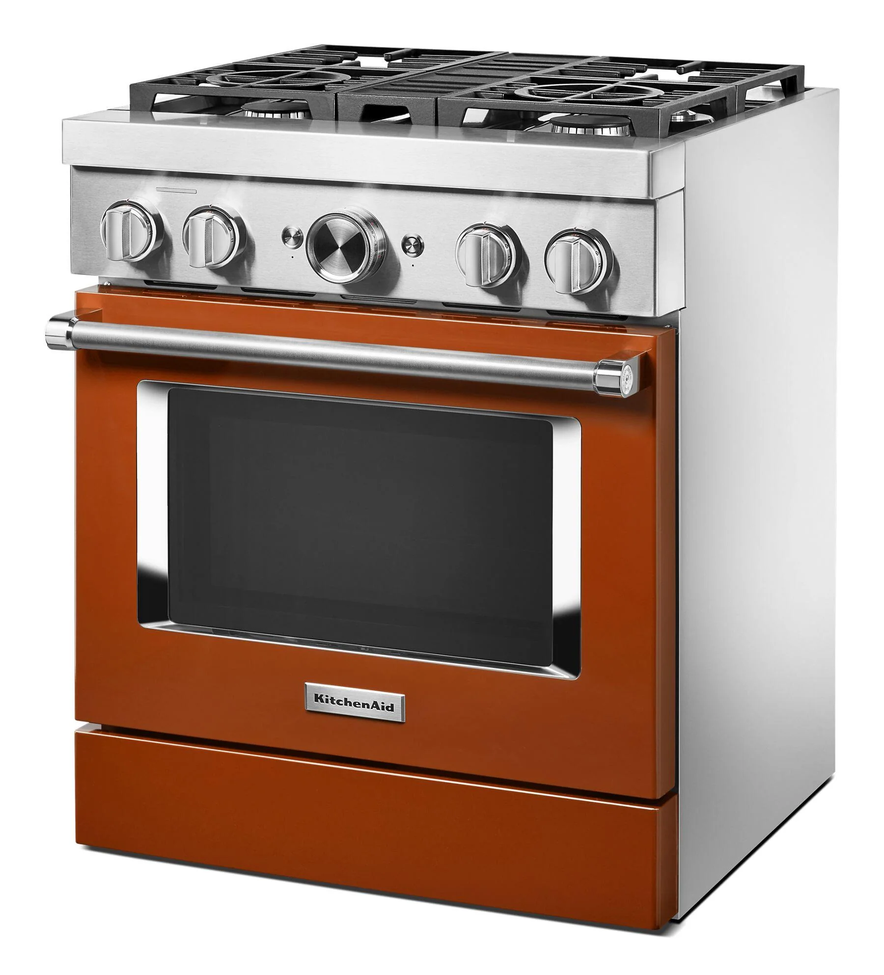Kitchenaid KFDC500JSC Kitchenaid® 30'' Smart Commercial-Style Dual Fuel Range With 4 Burners - Scorched Orange - Image 10