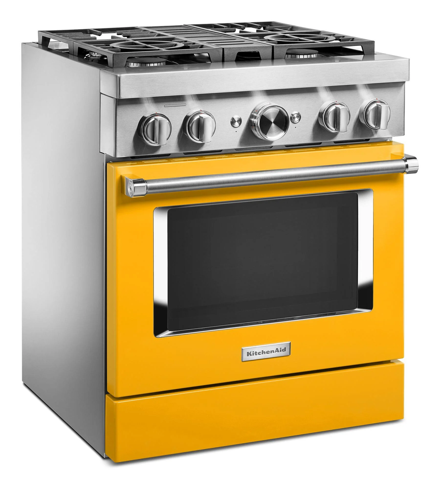 Kitchenaid KFDC500JYP Kitchenaid® 30'' Smart Commercial-Style Dual Fuel Range With 4 Burners - Yellow Pepper - Image 11