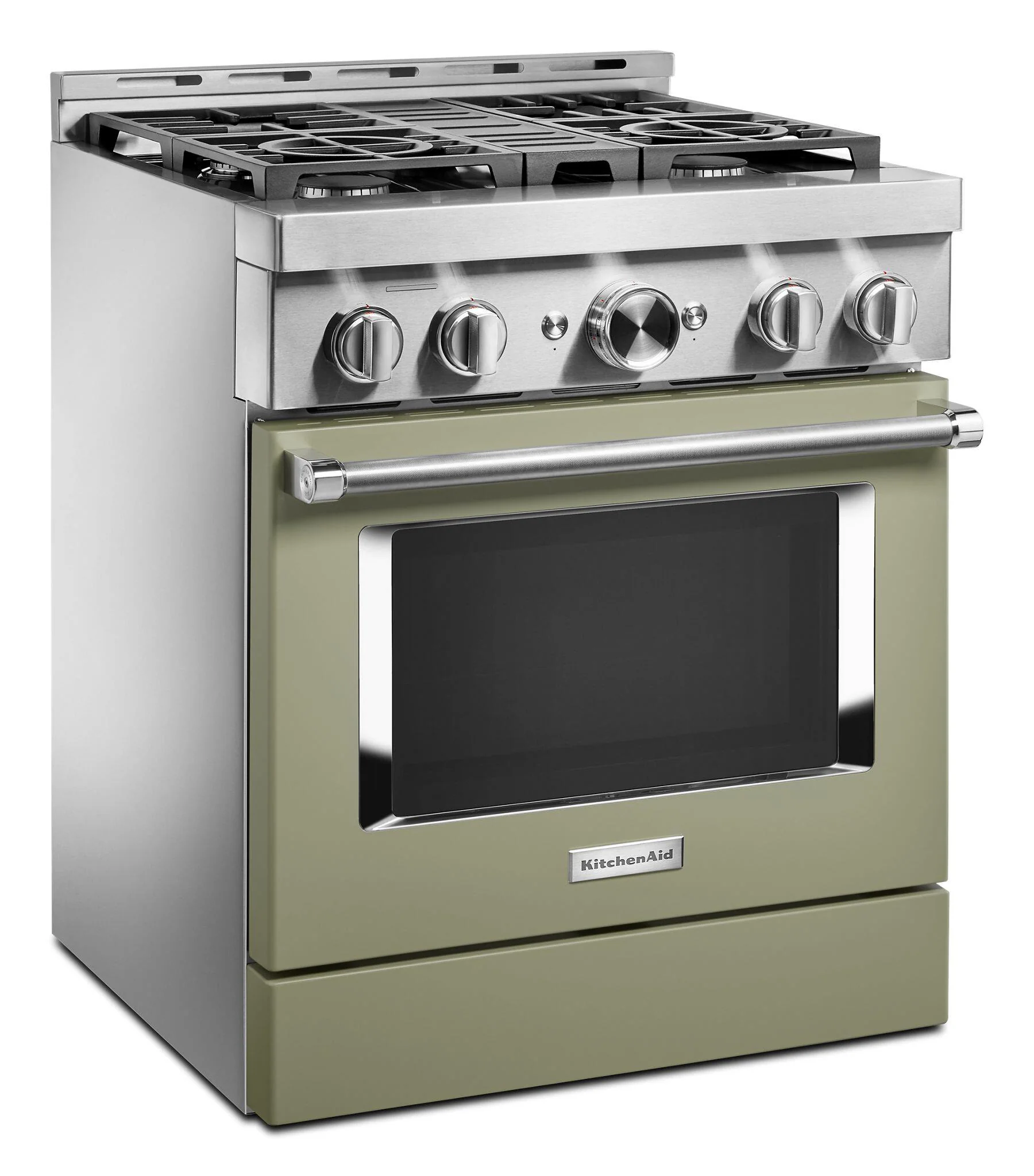 Kitchenaid KFGC500JAV Kitchenaid® 30'' Smart Commercial-Style Gas Range With 4 Burners - Avocado Cream - Image 10