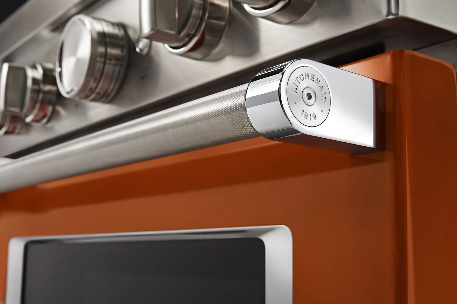 Kitchenaid KFGC558JSC Kitchenaid® 48'' Smart Commercial-Style Gas Range With Griddle - Scorched Orange - Image 7