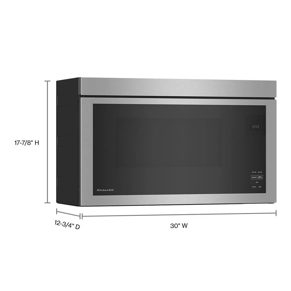 Kitchenaid KMMF330PSS Over-The-Range Microwave With Flush Built-In Design - Image 8