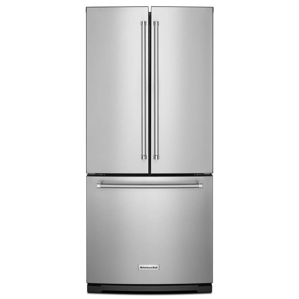 Kitchenaid KRFF300ESS 20 Cu. Ft. 30-Inch Width Standard Depth French Door Refrigerator With Interior Dispense