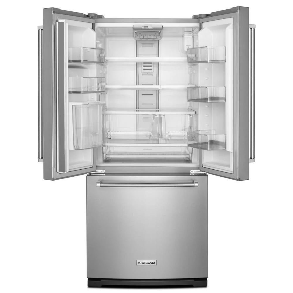 Kitchenaid KRFF300ESS 20 Cu. Ft. 30-Inch Width Standard Depth French Door Refrigerator With Interior Dispense - Image 2