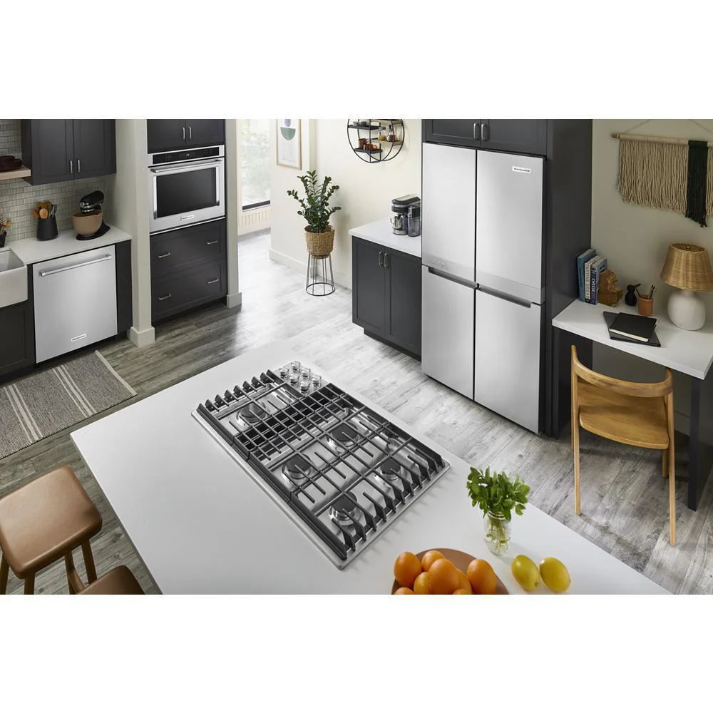 Kitchenaid KRQC506MPS 19.4 Cu. Ft. 36-Inch Wide Counter-Depth 4-Door Refrigerator With Printshield™ Finish - Image 13