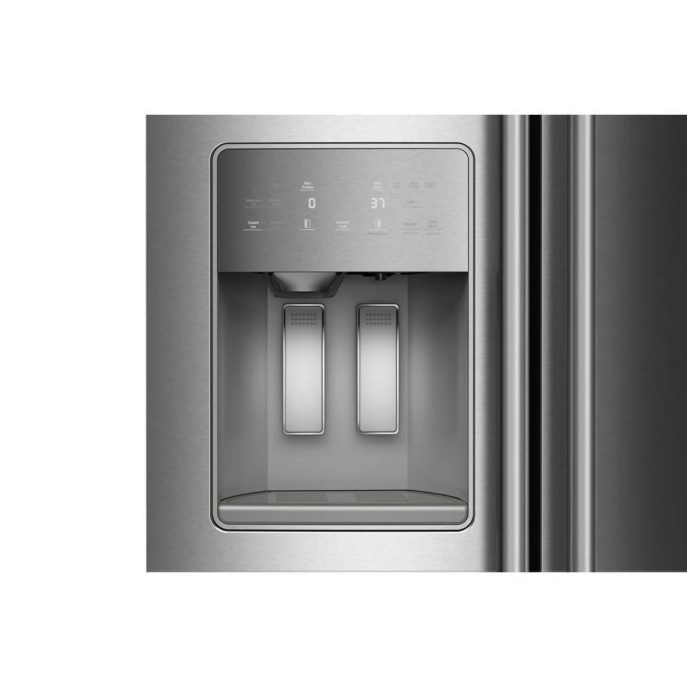 Kitchenaid KRSC536RPS 20.8 Cu. Ft. Counter-Depth Side-By-Side Refrigerator With Exterior Ice And Water Dispenser In Printshield™ Finish - Image 8