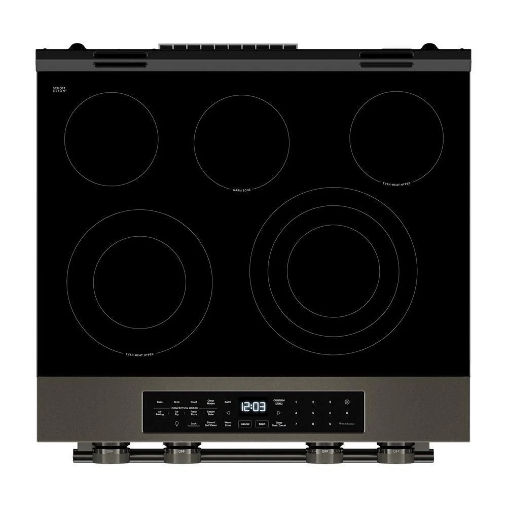 Kitchenaid KSES530SBE 5.3 Cu. Ft. Smart Slide-In Electric Range With Two Even-Heat™ Hyper Elements And Convection Cooking Modes - Image 9