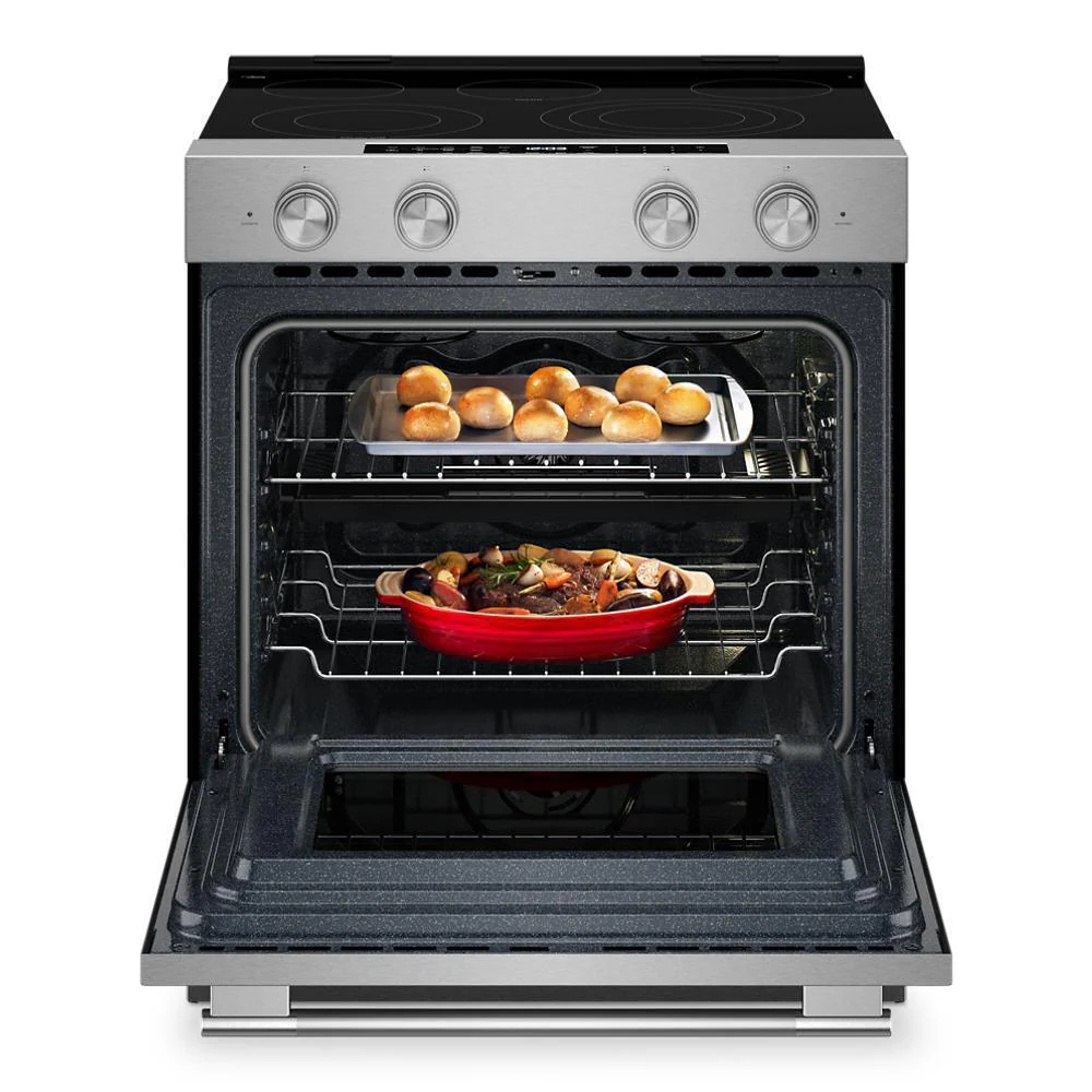 Kitchenaid KSES530SPS 5.3 Cu. Ft. Smart Slide-In Electric Range With Two Even-Heat™ Hyper Elements And Convection Cooking Modes - Image 12