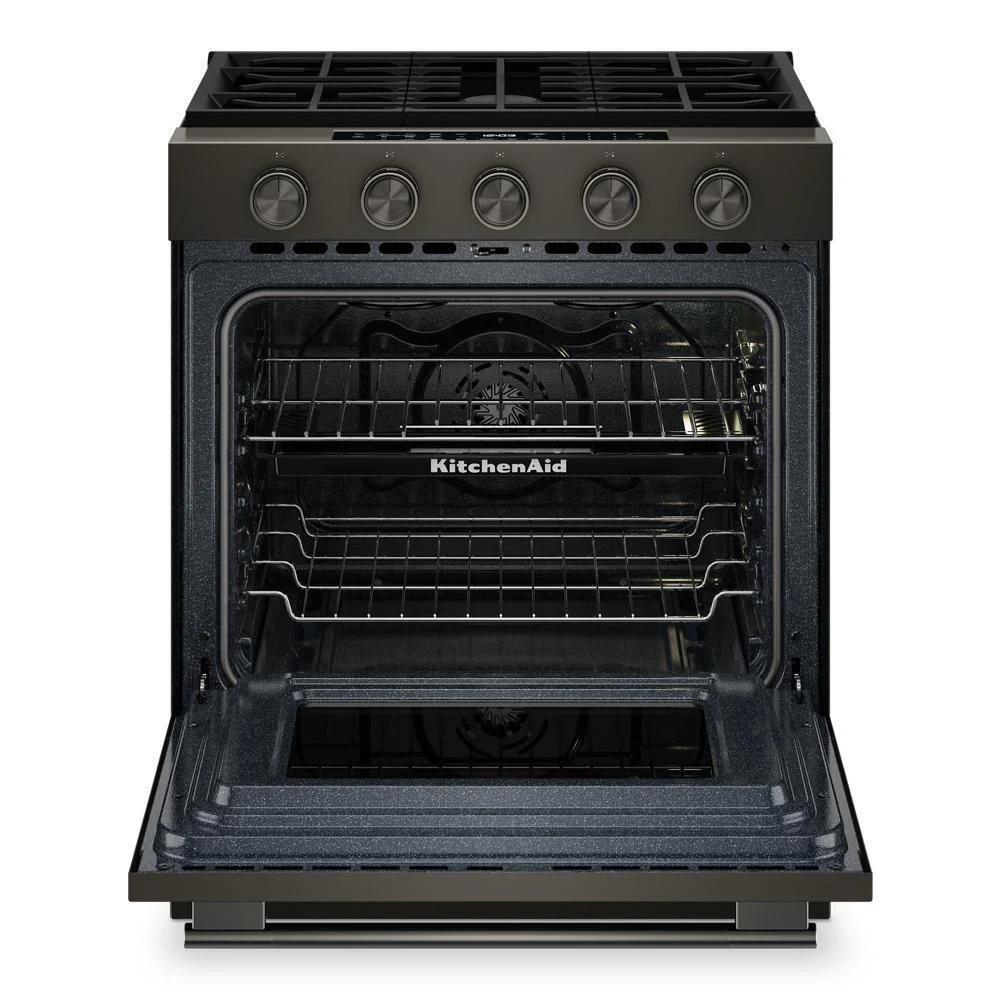 Kitchenaid KSGS530SBE 5.0 Cu. Ft. Smart Slide-In Gas Range With Convection Cooking Modes And 2-In-1 Burner - Image 11