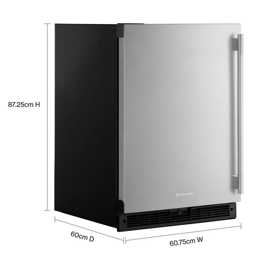 Kitchenaid KURL124SSB 24" Undercounter Refrigerator With Stainless Steel Door - Image 2