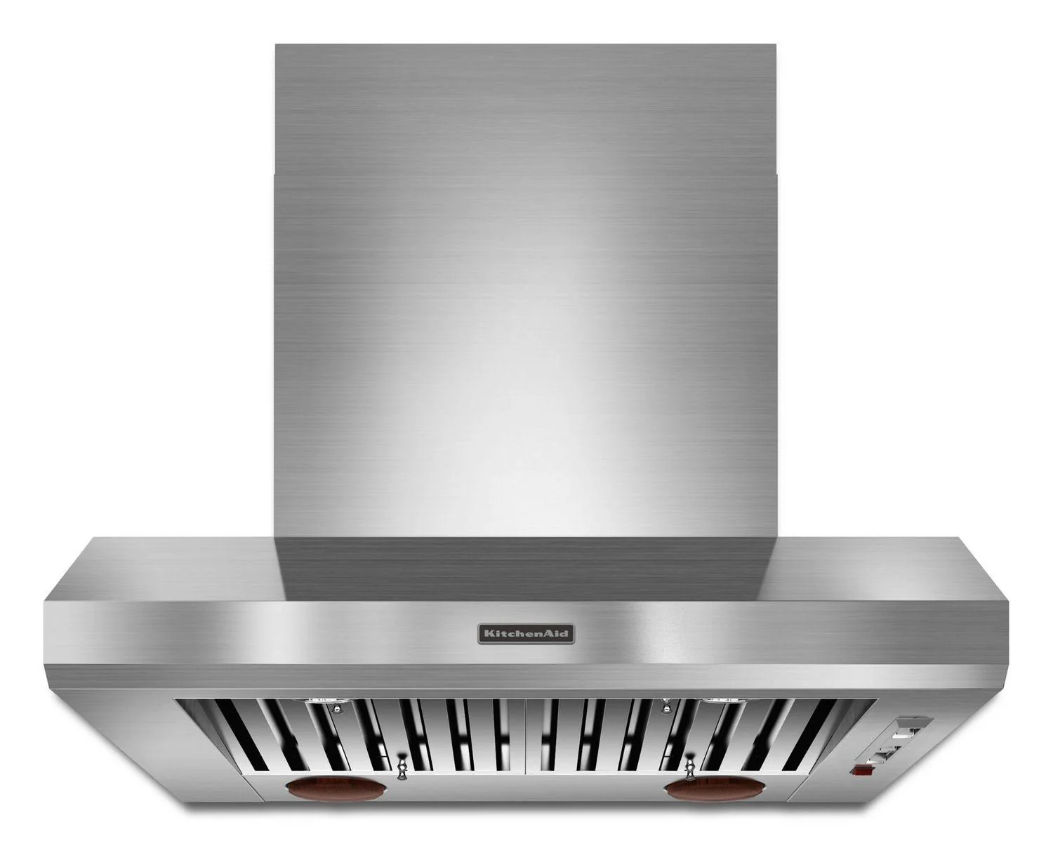 Kitchenaid KXW9736YSS 36'' Wall-Mount 600-1200 Cfm Canopy Hood, Commercial-Style Stainless Steel