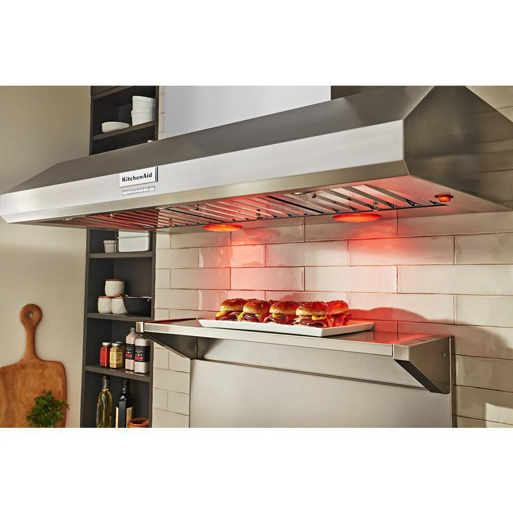 Kitchenaid W10285448 Backguard With Shelf - 36" Stainless Steel - Image 2