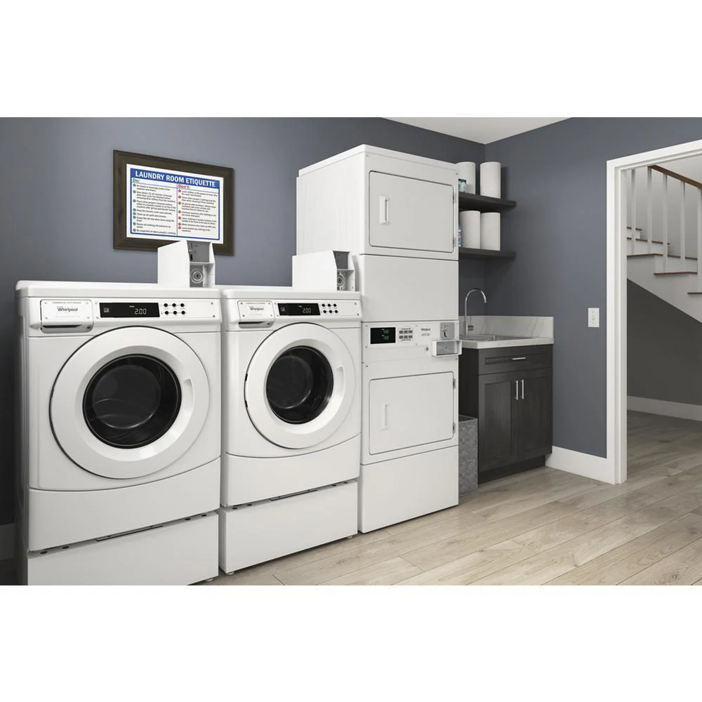 Kitchenaid WHP1000VW 10" Pedestal For Commercial Front Load Washer And Dryer - Image 4