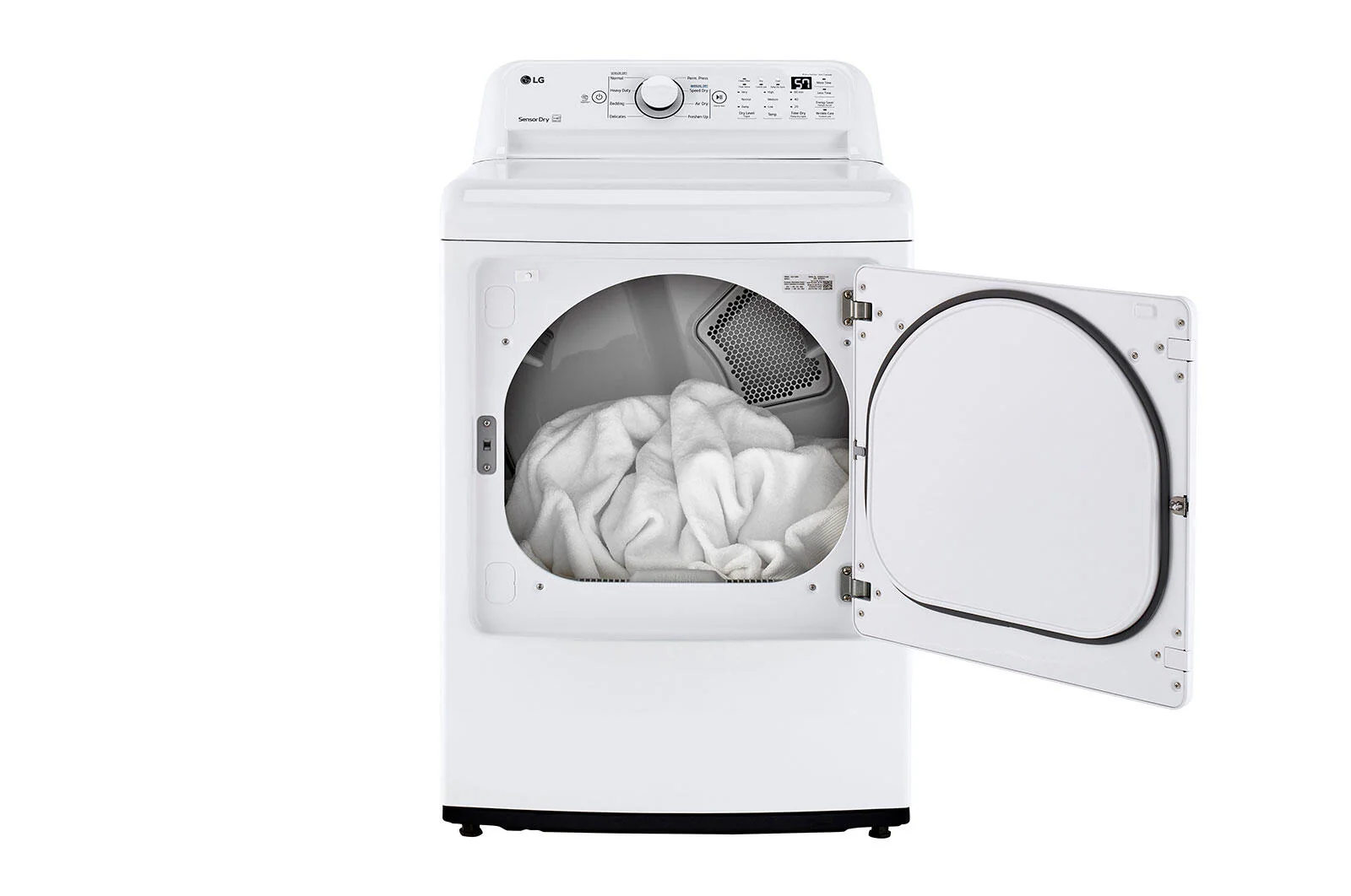 Lg DLE7000W 7.3 Cu. Ft. Ultra Large Capacity Top Load Electric Dryer With Sensor Dry Technology - Image 5