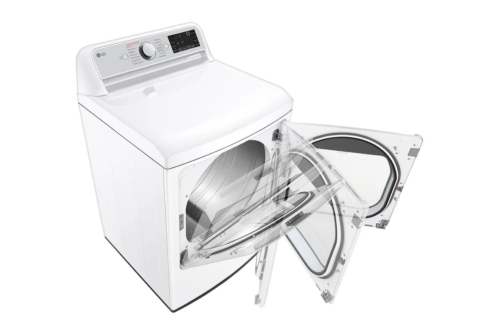 Lg DLEX7900WE 7.3 Cu. Ft. Ultra Large Capacity Smart Wi-Fi Enabled Rear Control Electric Dryer With Turbosteam™ - Image 8