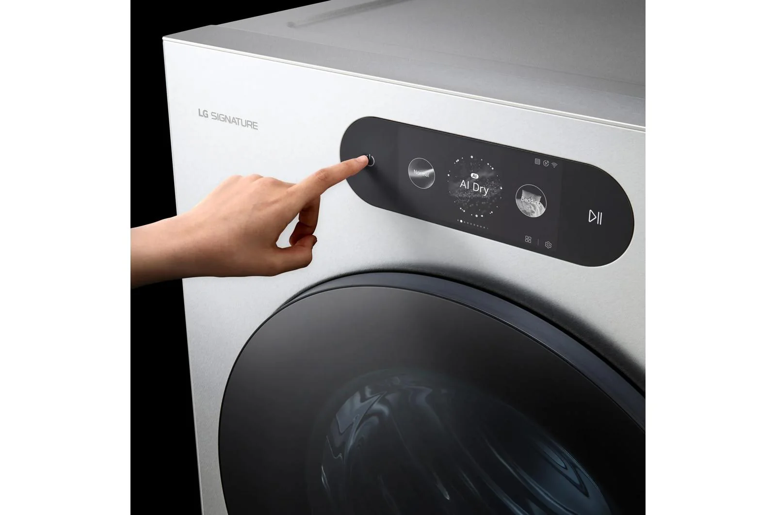 Lg DLGX9901S Lg Signature 9.0 Cu. Ft. Mega Capacity Smart Front Load Gas Dryer With Built-In Intelligence, Turbosteam® And Touch Lcd Control - Image 6
