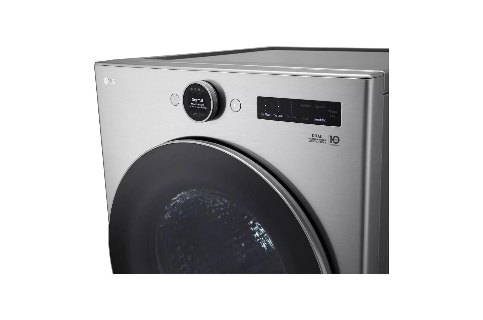 Lg DLHC5502V 7.8 Cu. Ft. Mega Capacity Smart Front Load Dryer With Dual Inverter Heatpump™ Technology And Inverter Direct Drive Motor System - Image 10
