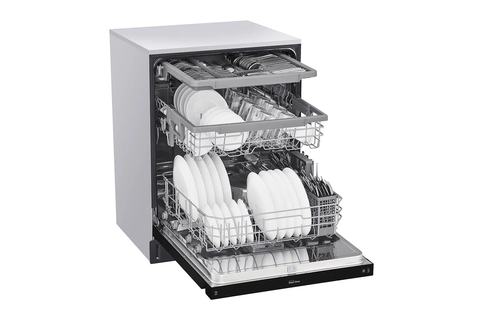 Lg LDFN4542B Front Control Dishwasher With Quadwash™ And 3Rd Rack - Image 8