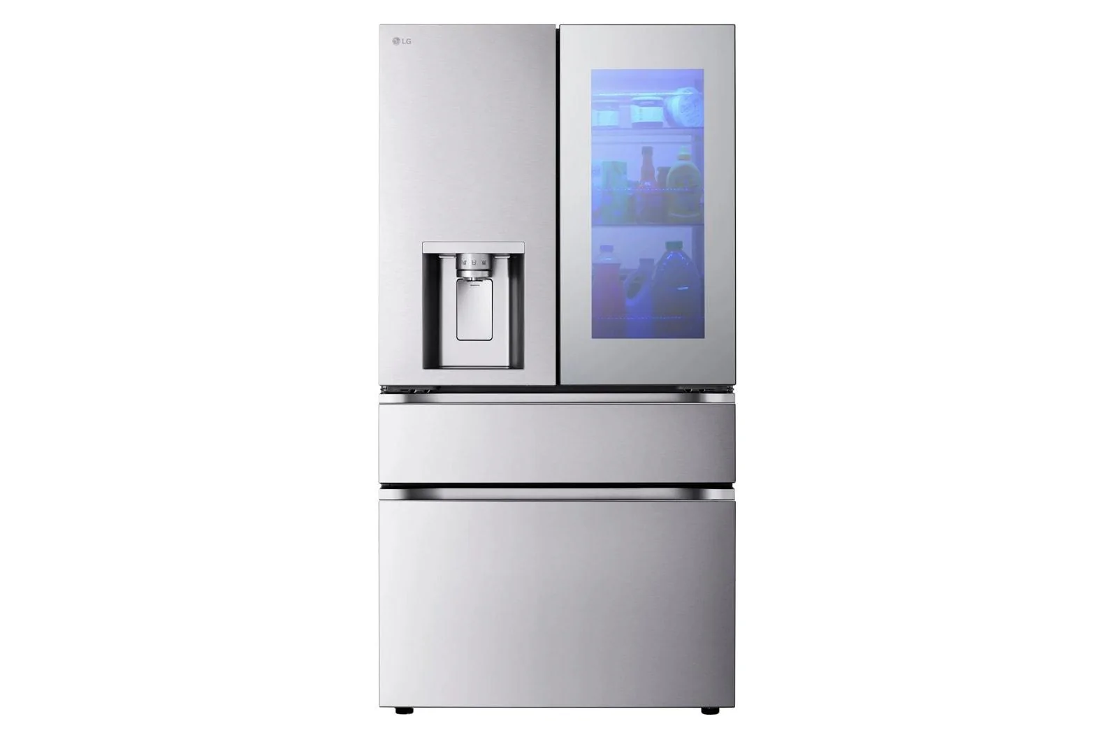 Lg LF29S9775S 29 Cu. Ft. Standard-Depth Max™ 4-Door French Door Refrigerator With Mirror Instaview® Mycolor™ And Mini Craft Ice™ - Image 6